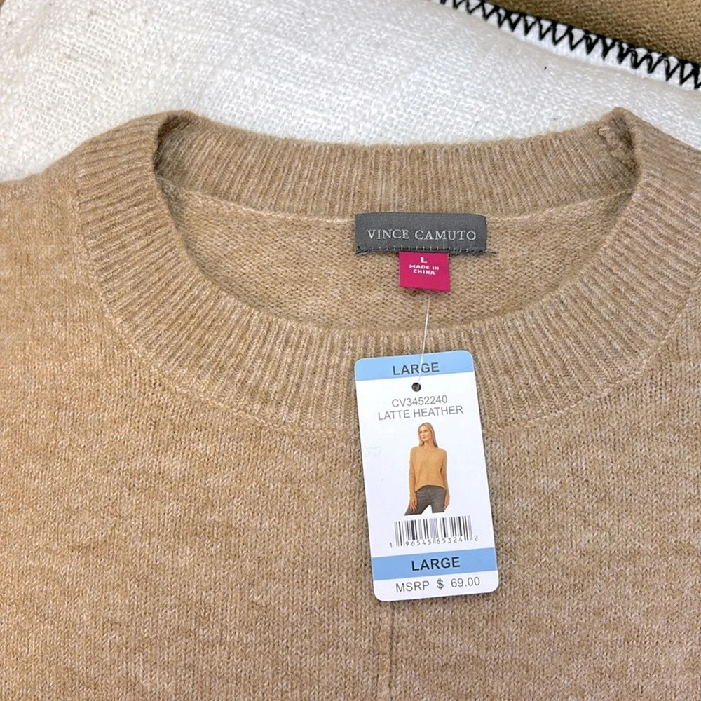 NWT Vince Camuto Cozy Crewneck Sweater - Picture 8 of 11